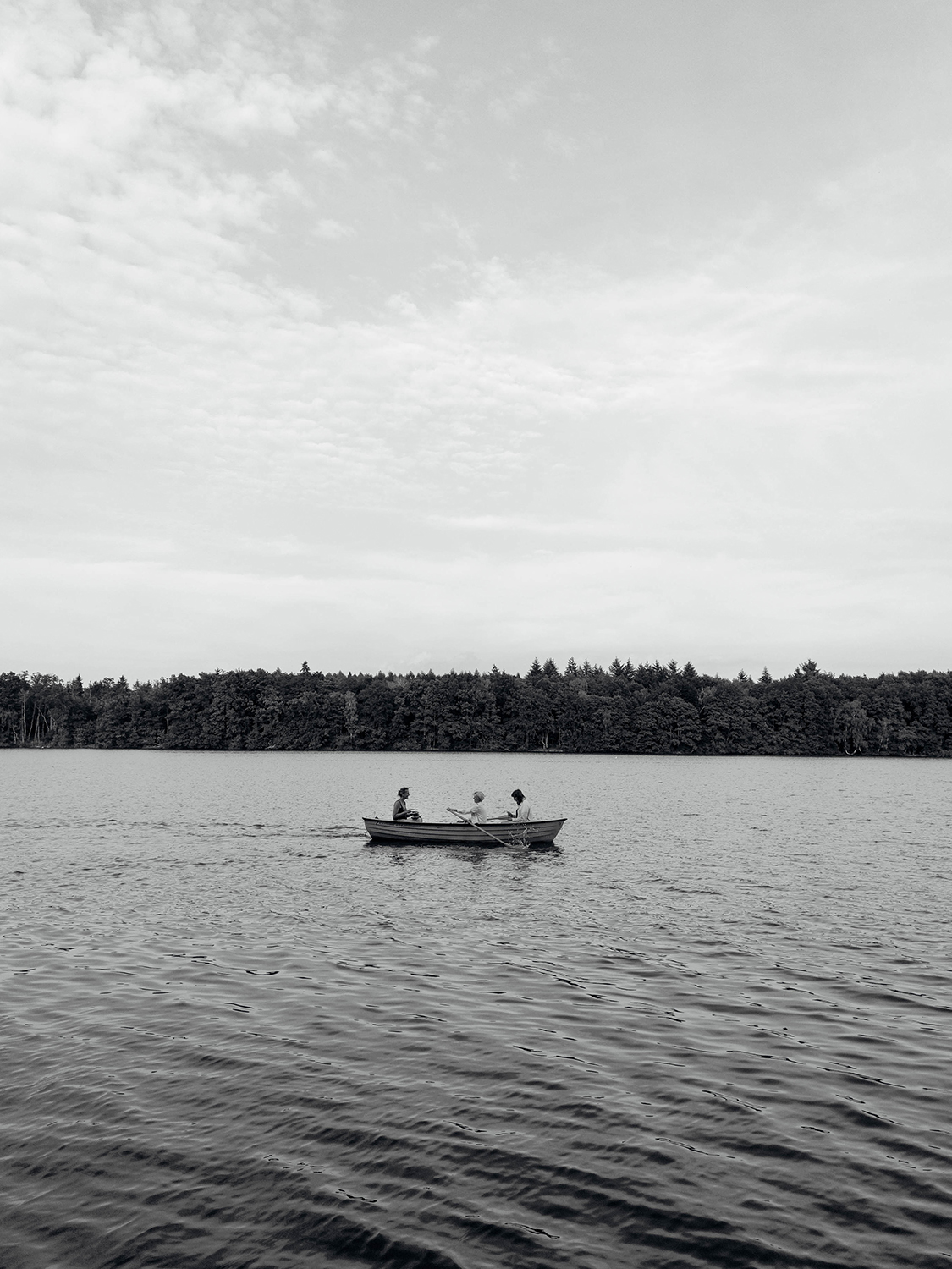 rowboat on the lake