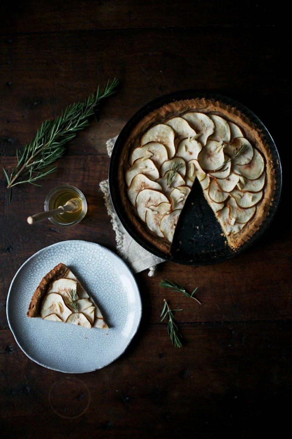 Image for Gluten-free Pear-Tart with Rosemary and Honey