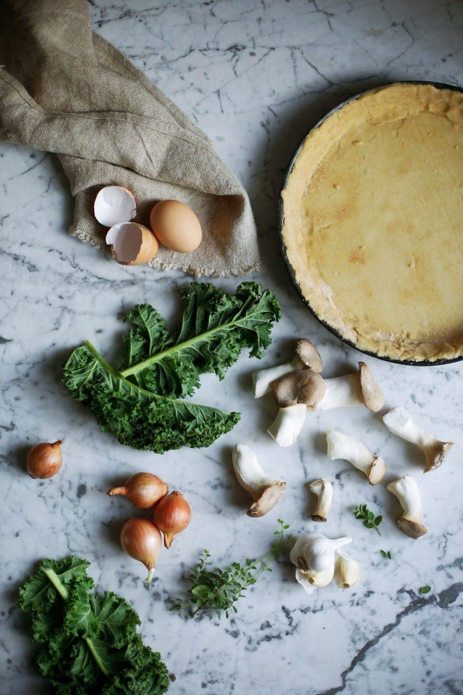 Glutenfree Kale Quiche with Mushrooms & Coconut Milk Our Food Stories