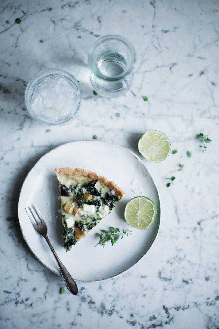 Image for Gluten-free Kale Quiche with Mushrooms & Coconut Milk
