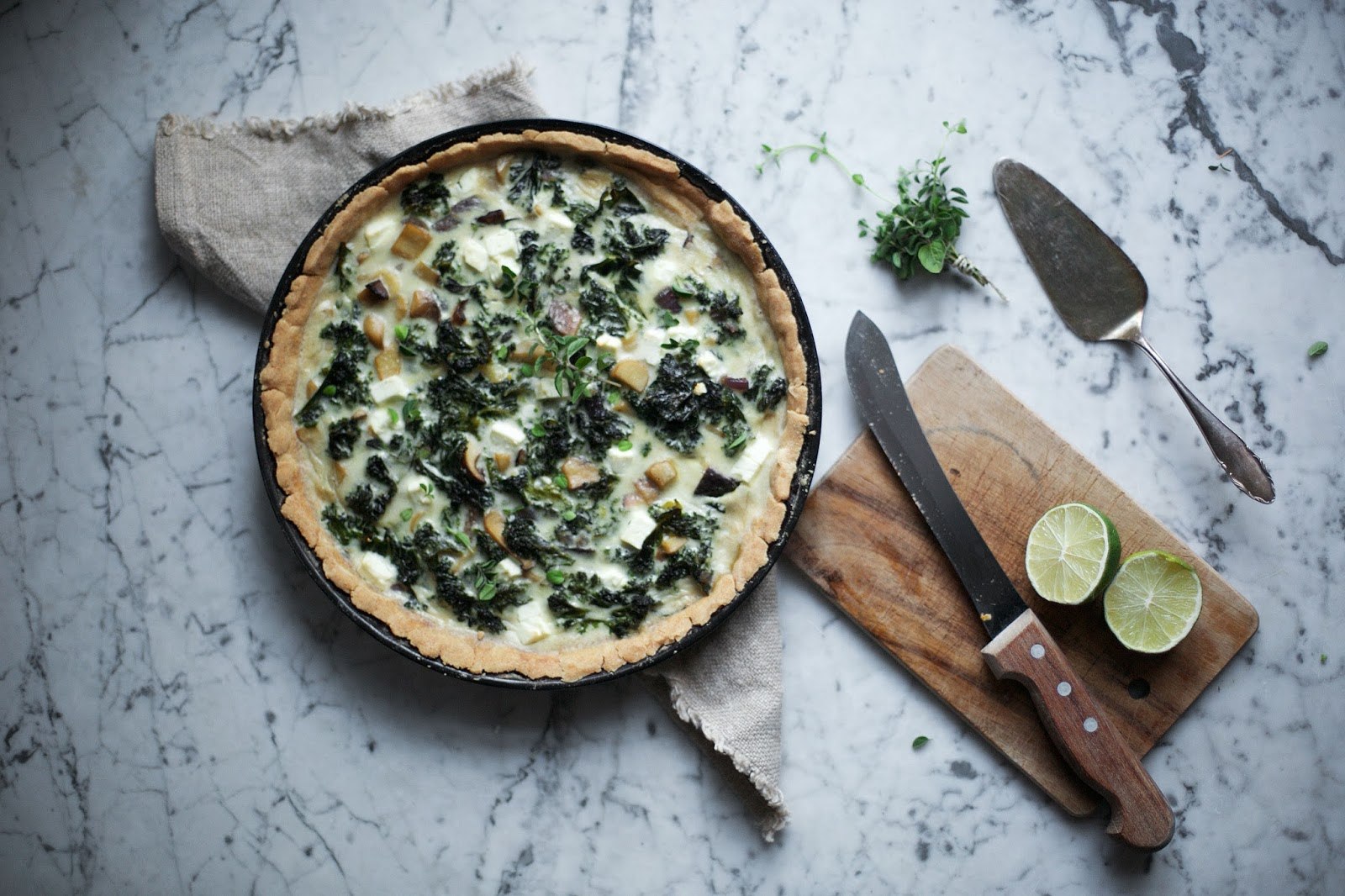 Glutenfree Kale Quiche with Mushrooms & Coconut Milk Our Food Stories