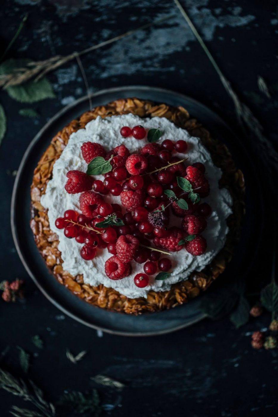 Image for Gluten-free Bee Sting Cake with Coconut Sugar and Raspberry Cream