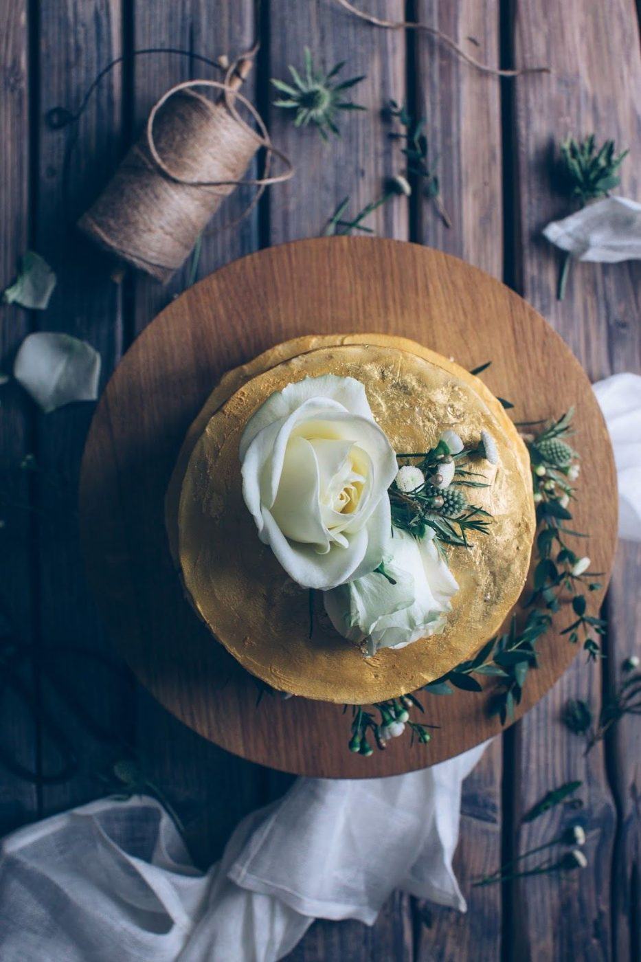 Golden Coconut-Raspberry-Rose-Cake - a gluten-free Wedding Cake - Our ...