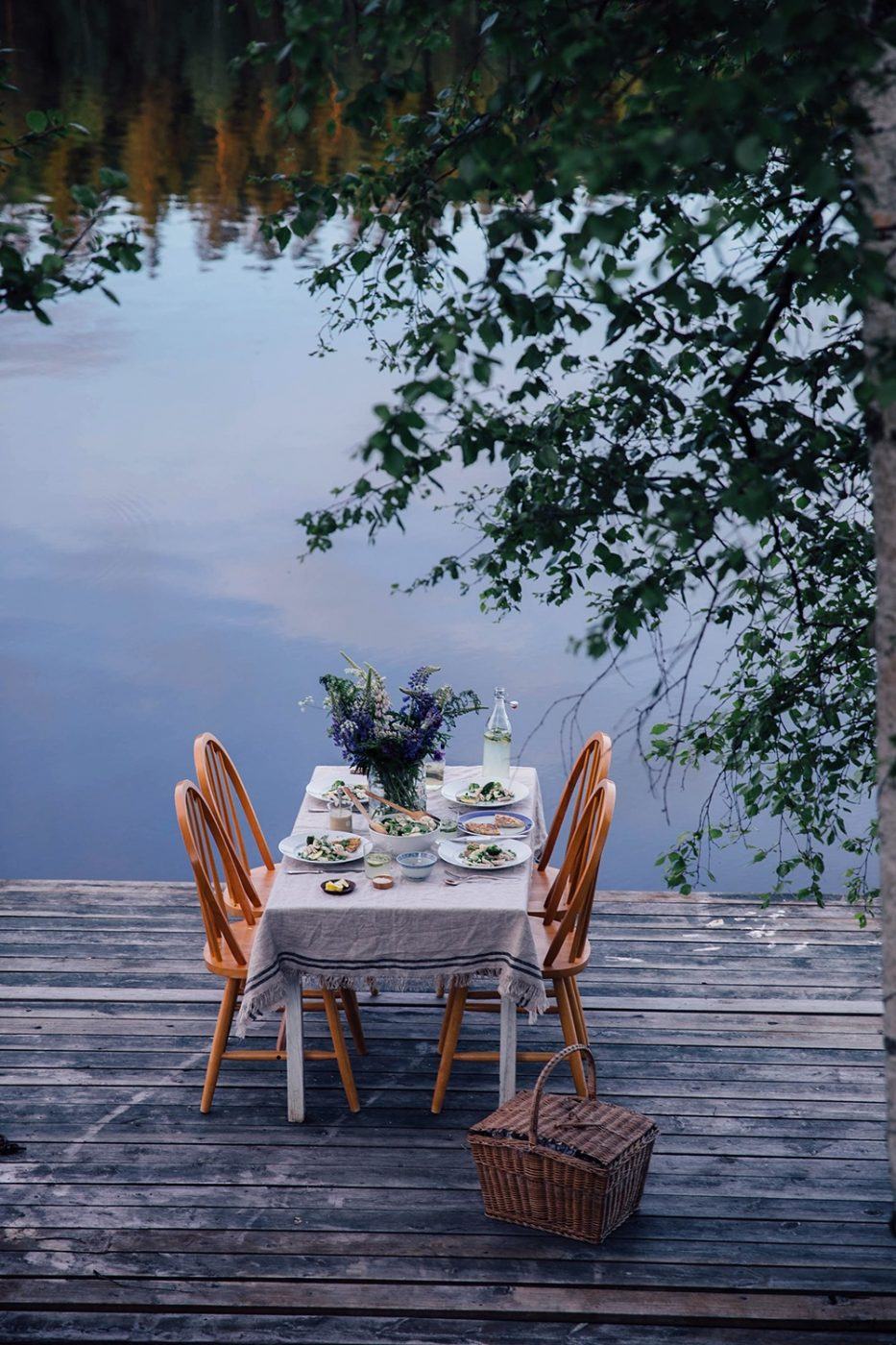 Image for A magical gathering at the lake in Sweden surrounded by the woods
