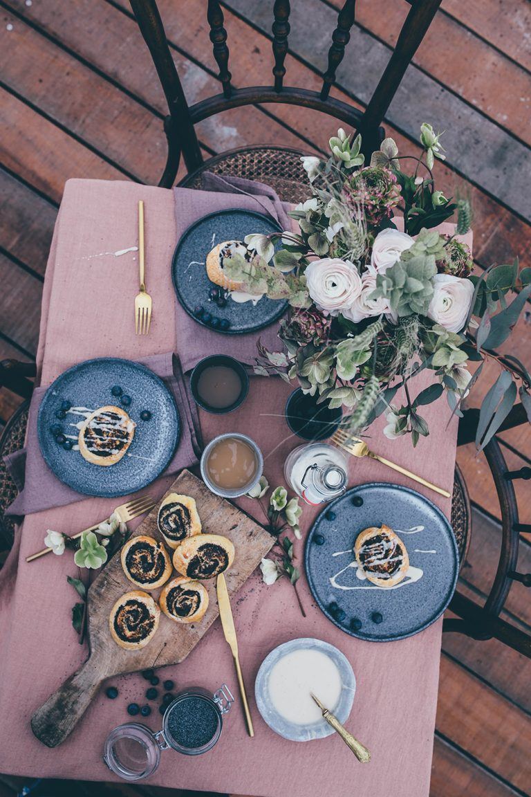 Glutenfree Poppy Seed Buns & A Magical Table Setting at the Sea Our