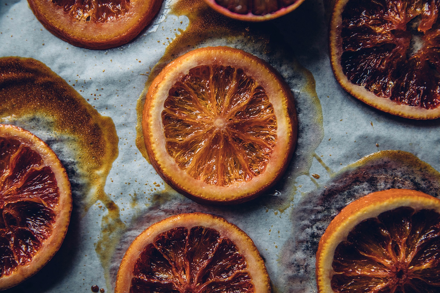 gluten-free blood orange lemon cake