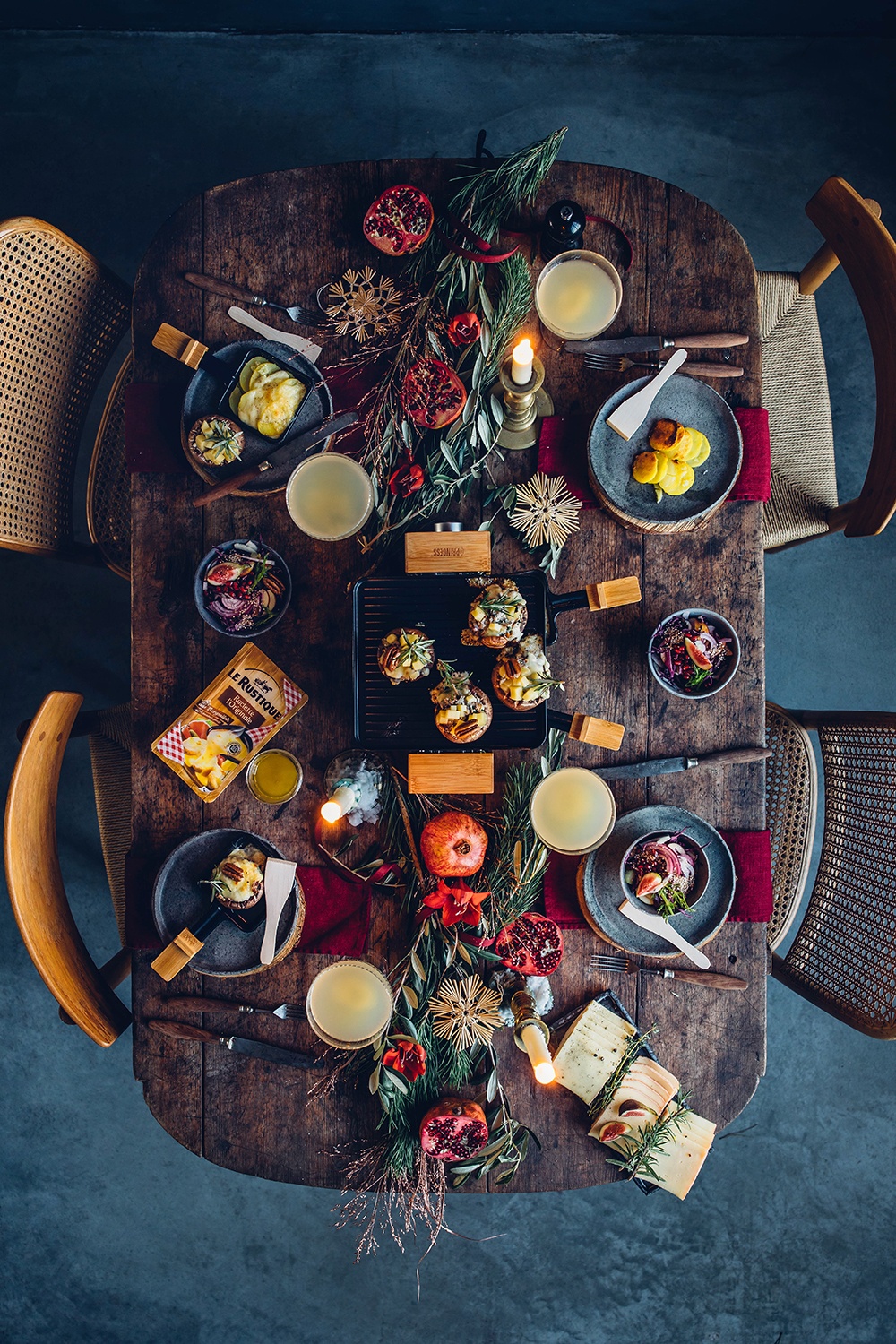 Cozy Raclette with Le Rustique Cheese, Potato Gratin and Stuffed ...