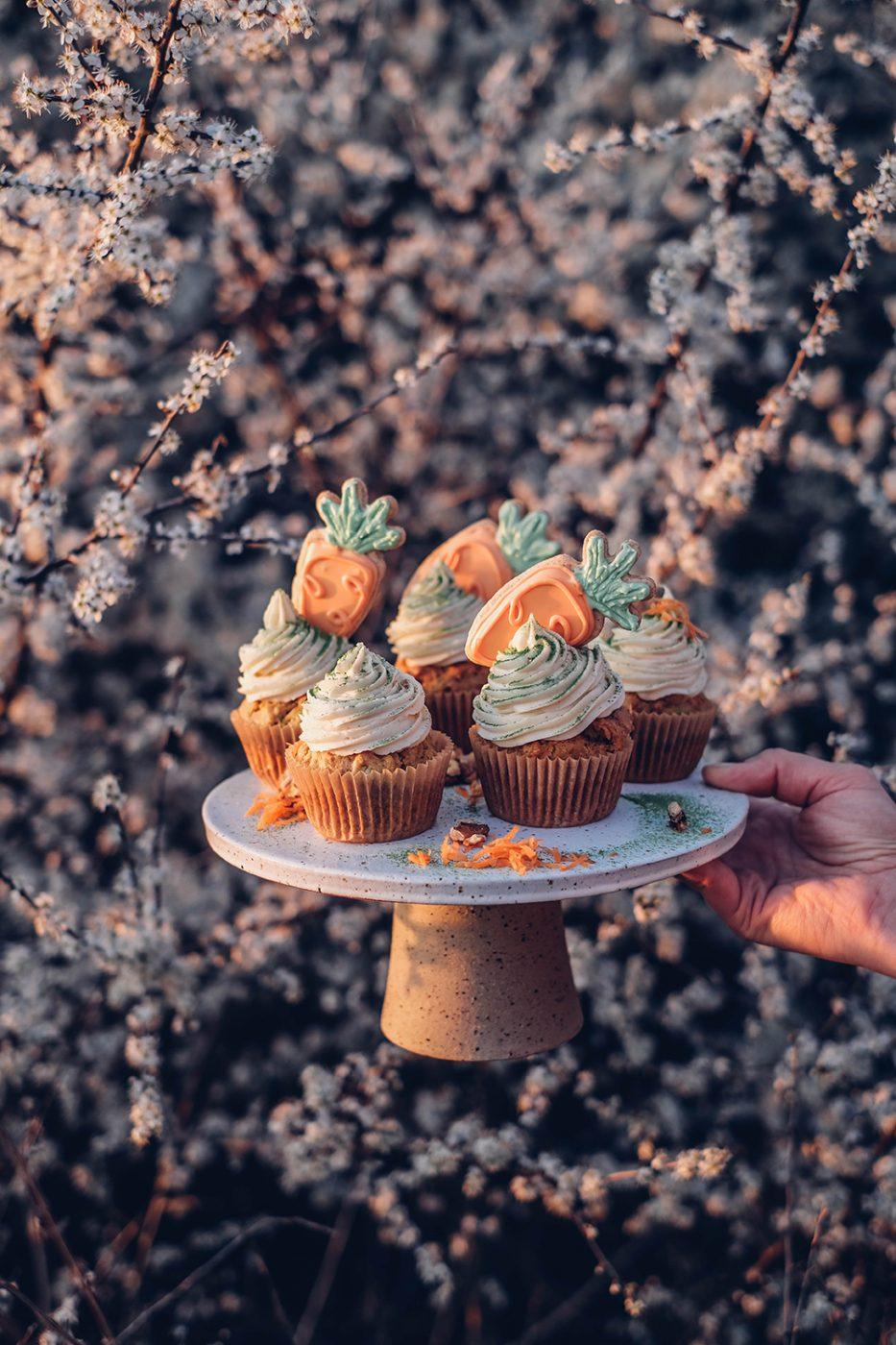 gluten-free carrot cake cupcakes 