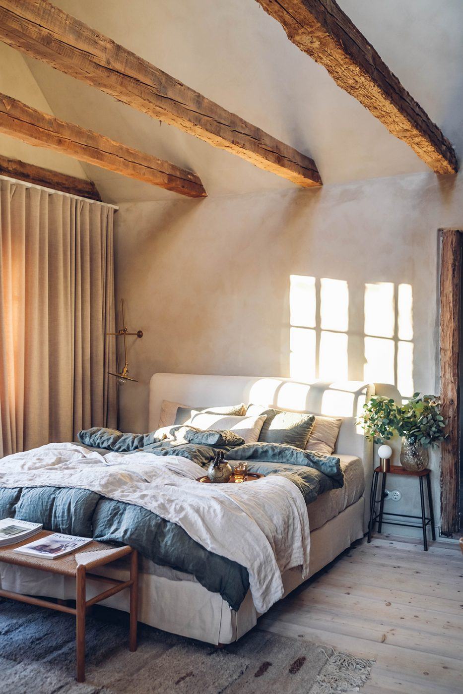 Image for Our Countryside Bedroom with Our New Cozy Bed from Fennobed