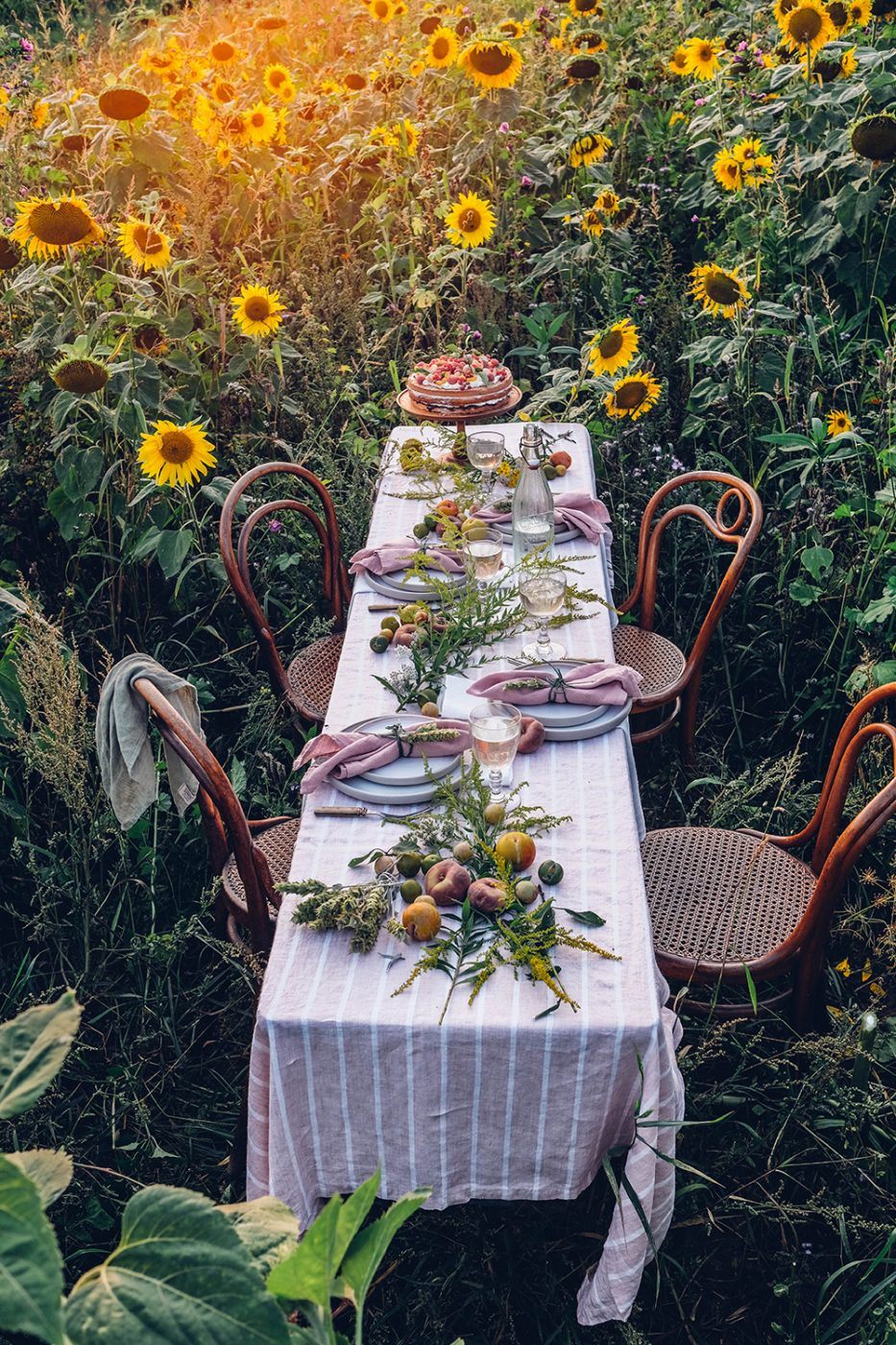 Image for Summer Gathering in a Field of Sunflowers