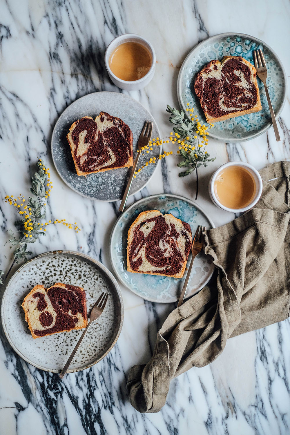 A simple Gluten-free Marble Cake