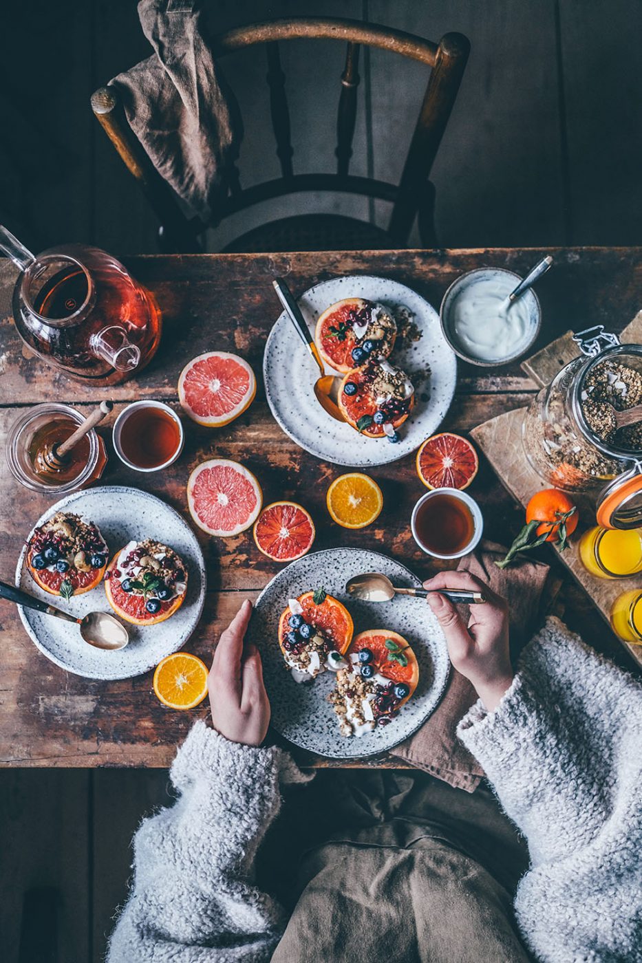 Gluten-free Cashew Cardamom Granola and Broiled Grapefruits - Our Food ... Gluten-free Cashew Cardamom Granola and Broiled Grapefruits - Our Food ...