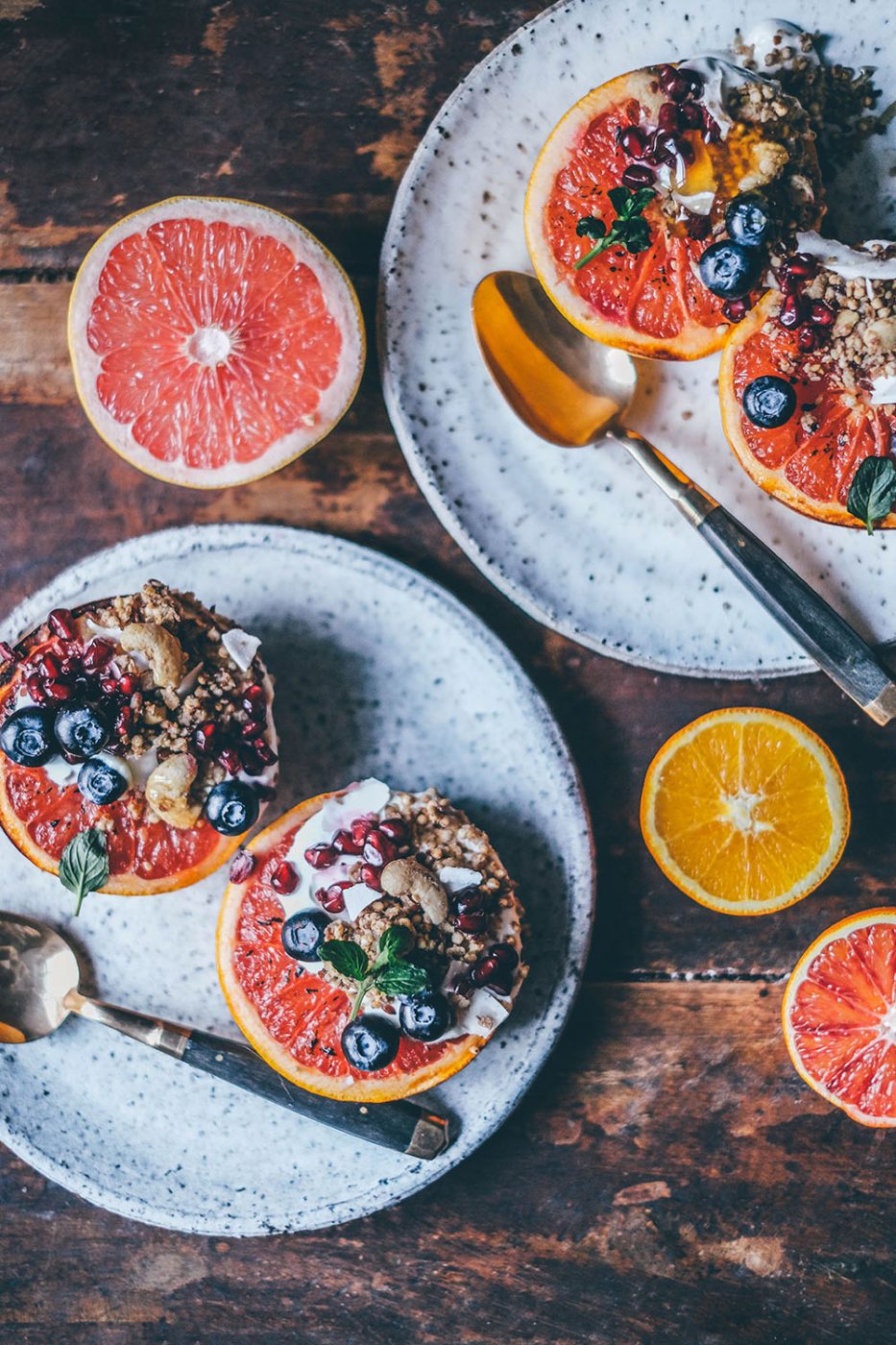 Gluten-free Cashew Cardamom Granola and Broiled Grapefruits - Our Food ... Gluten-free Cashew Cardamom Granola and Broiled Grapefruits - Our Food ...