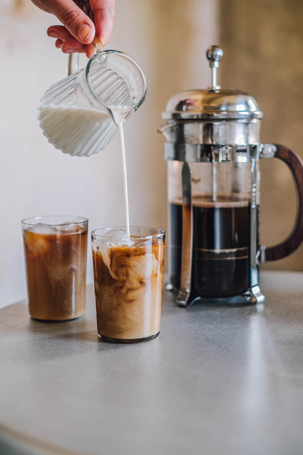 iced coffee summer break