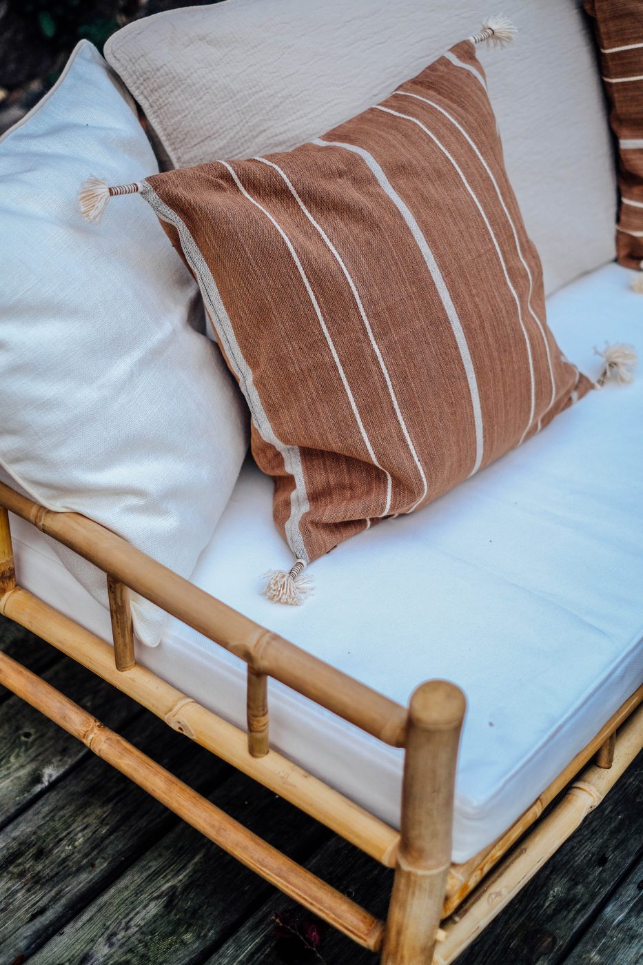 "Tine K Home" bamboo furniture chair sofa linen garden