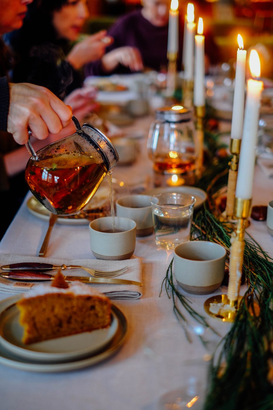 Kinto ceramic plates glass ware handmade beige color event space 