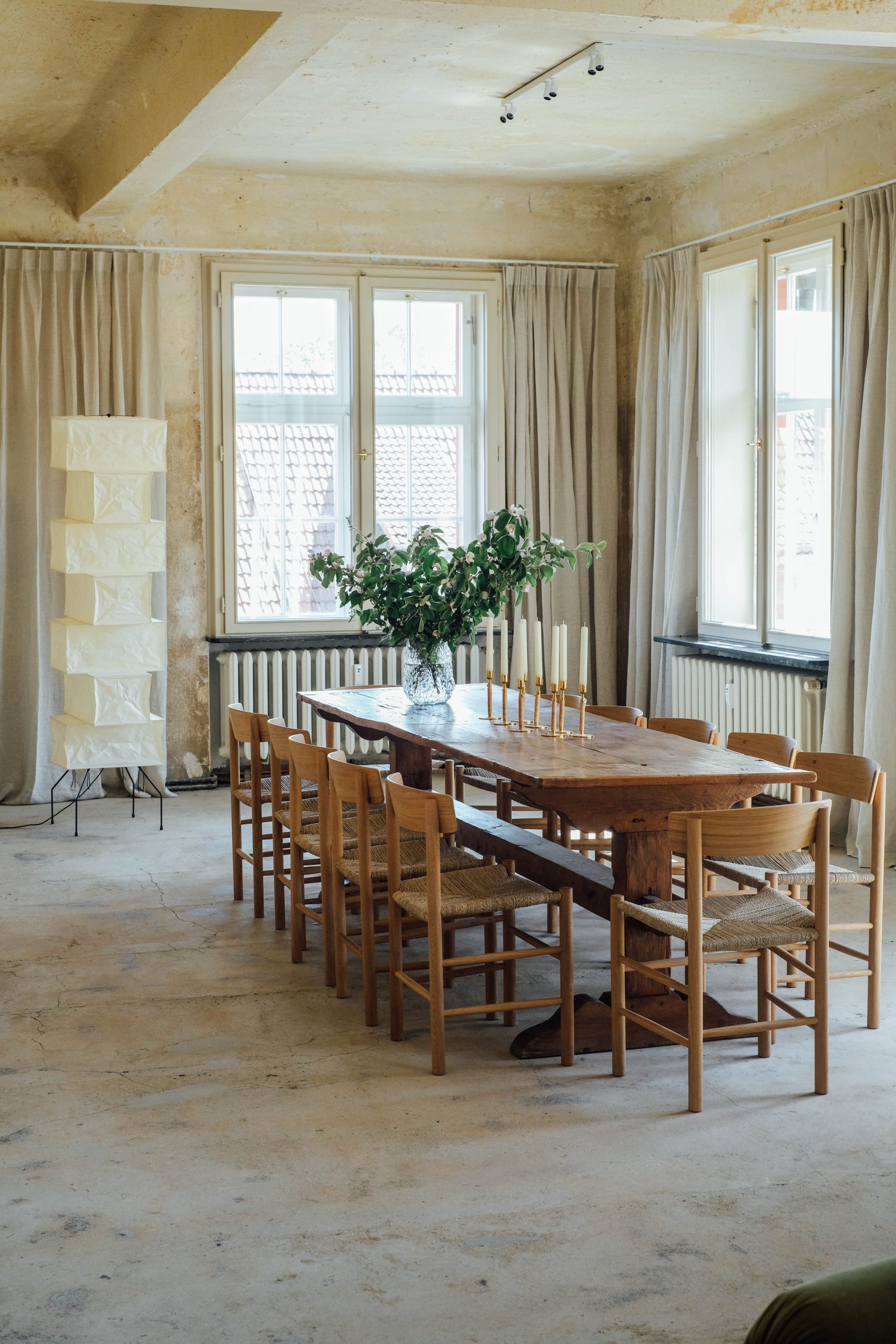 linen curtains leinen vorhänge by Mölle