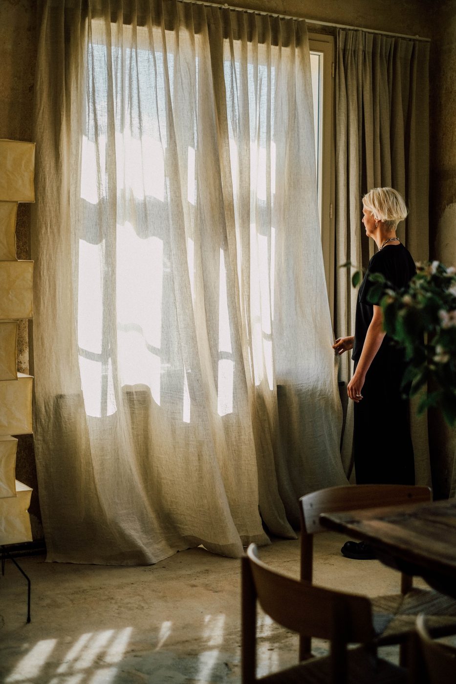 linen curtains leinen vorhänge by Mölle