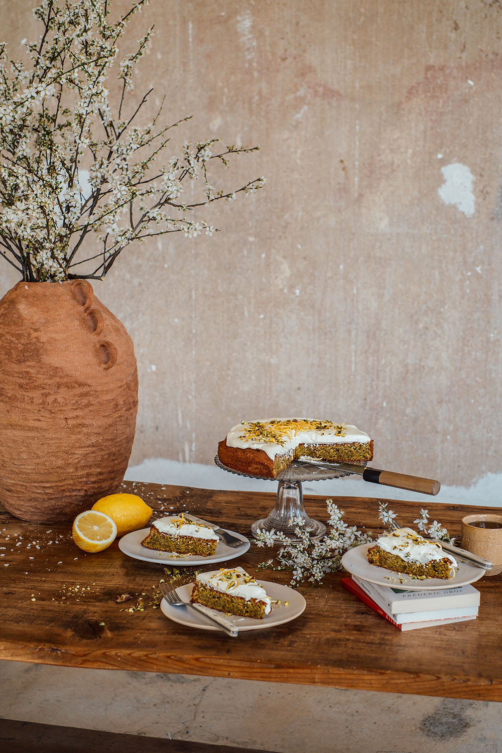Gluten-free Pistachio Cake with Olive Oil from Gridelli